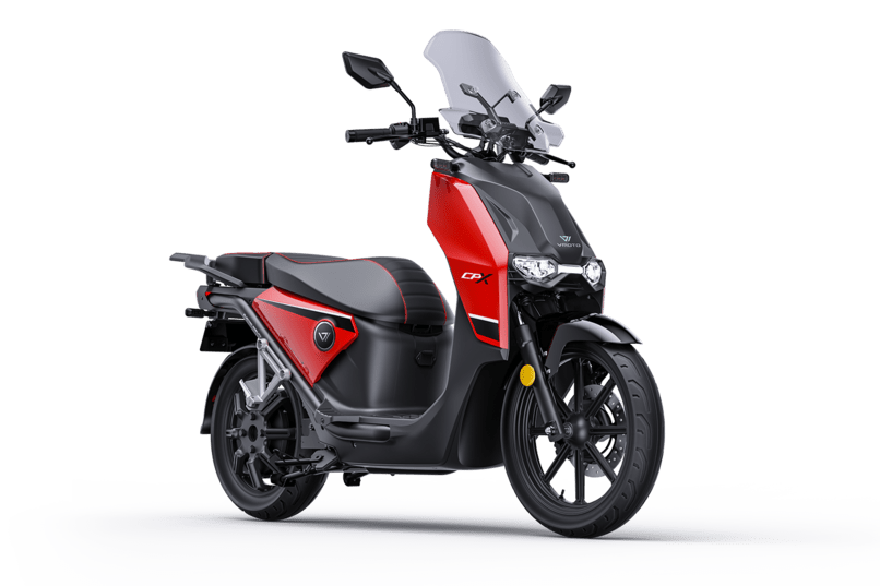 Scooters Super Soco CPX rouge